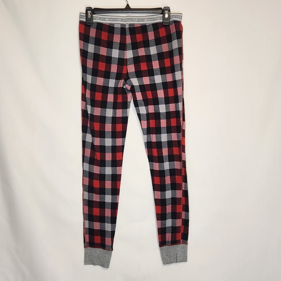 Victoria's Secret Womens Med. Red and Black Plaid Pajama Pants Jogger Style - Picture 2 of 8